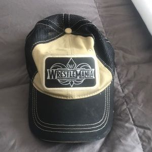 Authentic Dated Wrestlemania cap